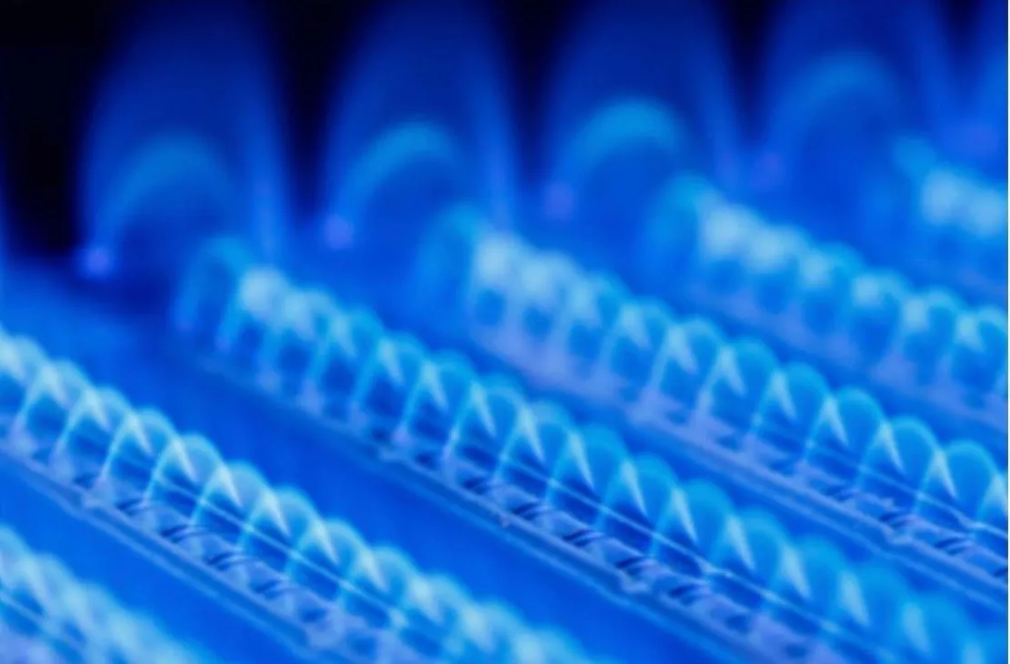 Detailbeeld van verbrandingstechniek